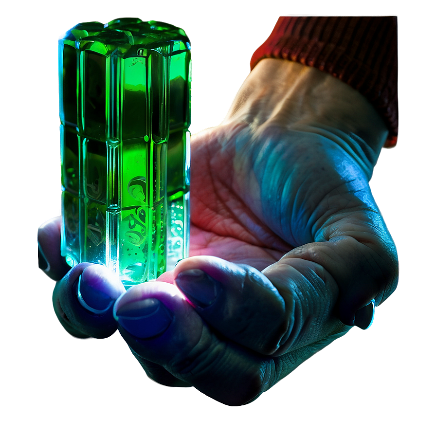 Kryptonite In Hand Png Ale9 PNG