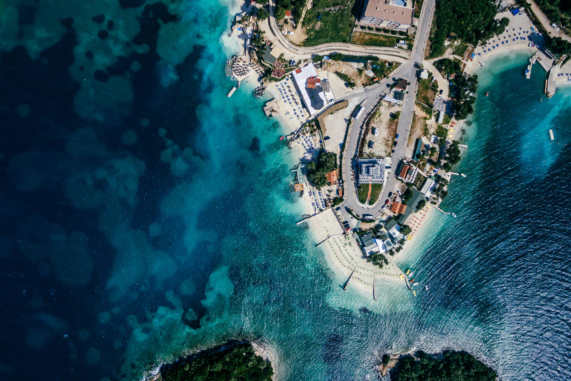 Ksamil Albania Aerial Photo