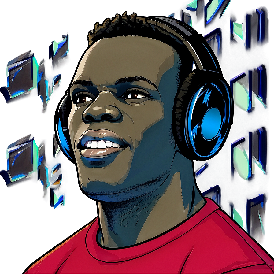Ksi With Headphones Png Tje14 PNG