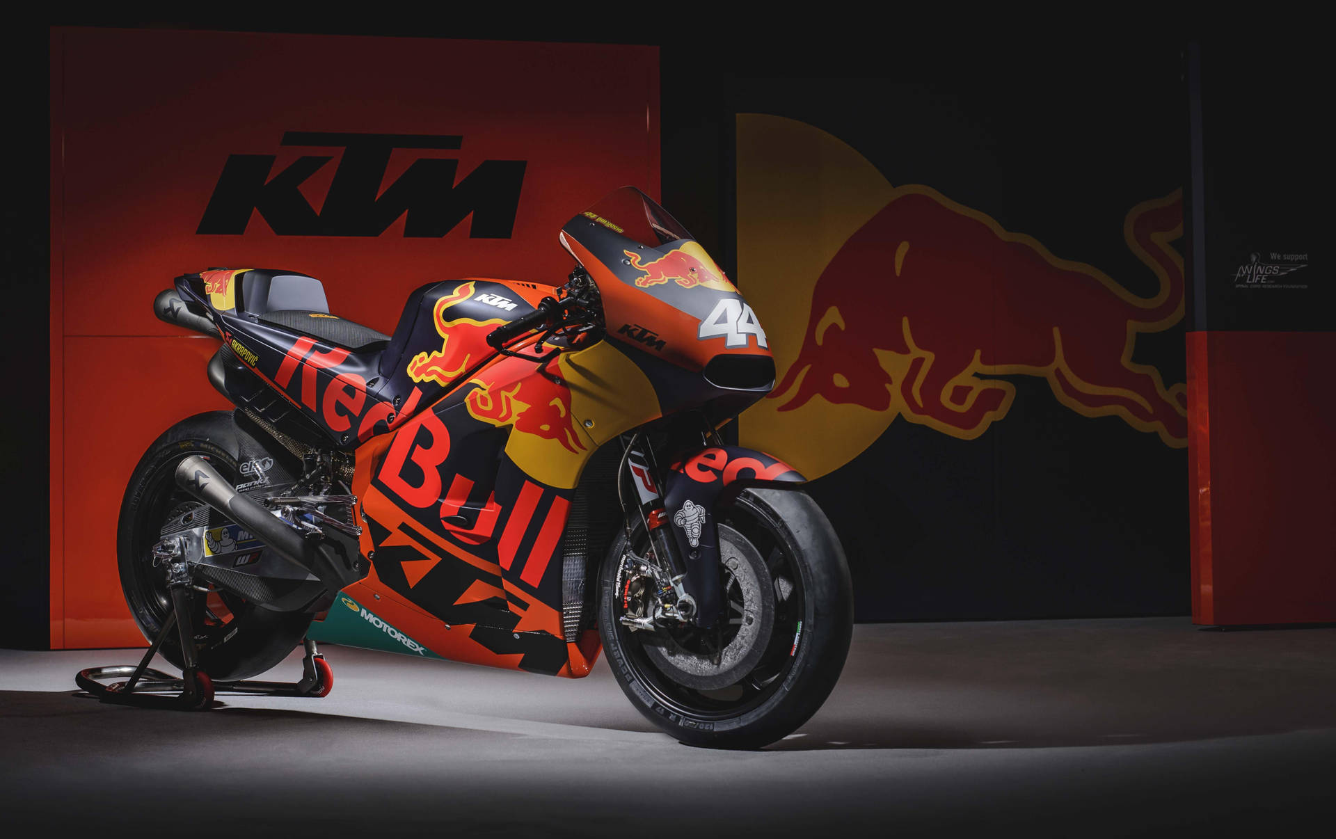 KTM 4k Red Bull tema Wallpaper