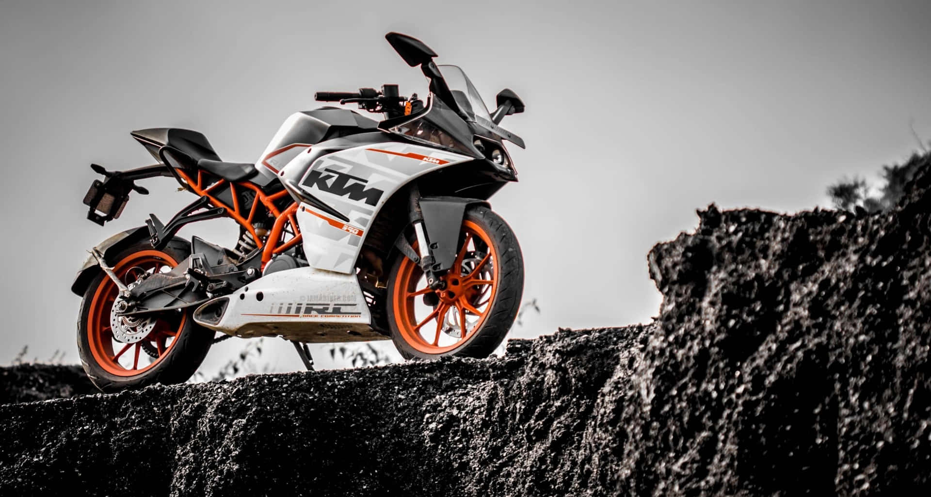 Ktm On Cliff Pictures