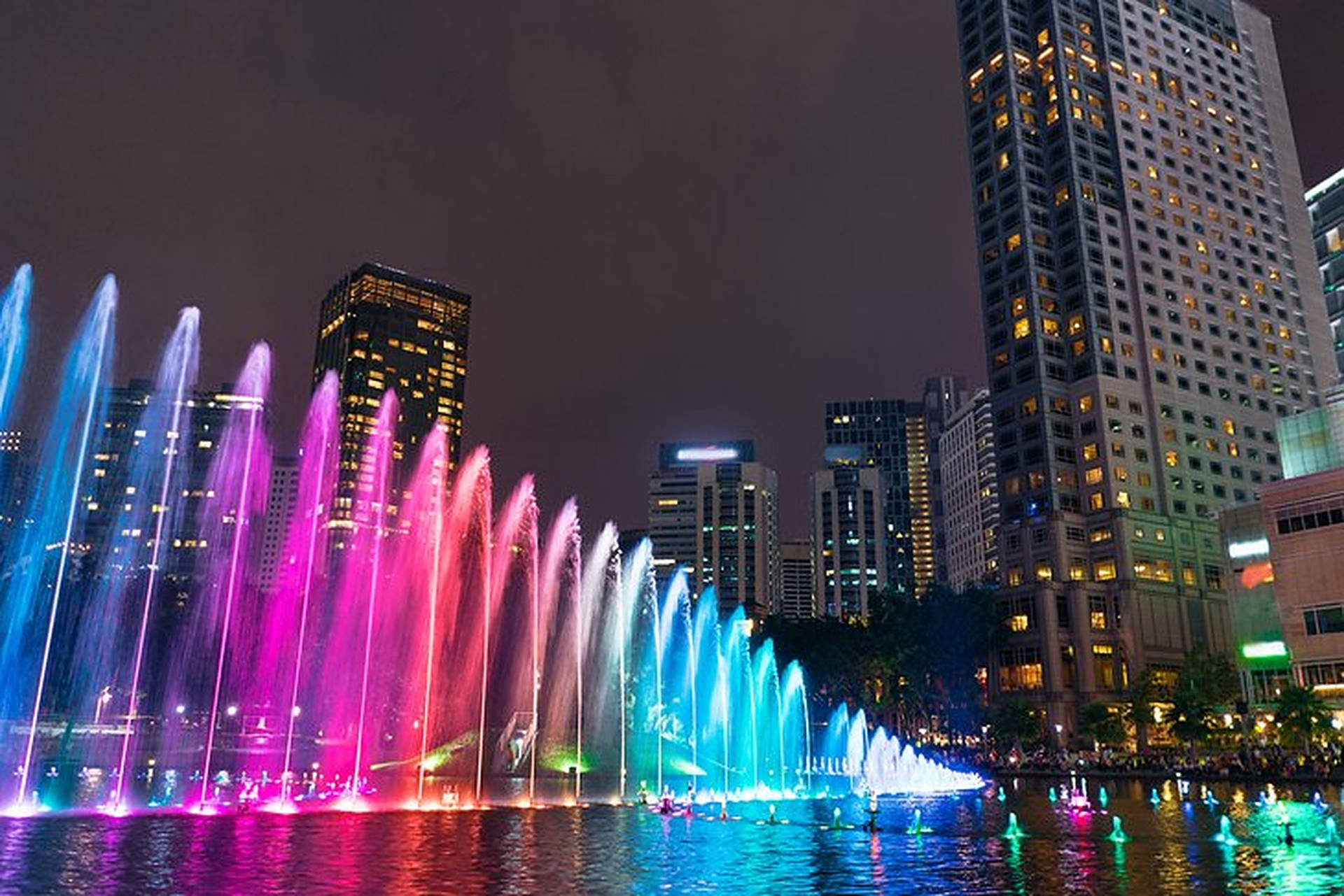 Kuala Lumpur Colored Water