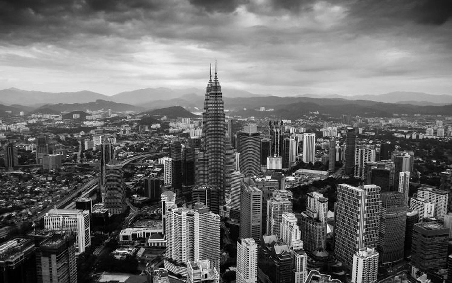 Kuala Lumpur In Monochrome
