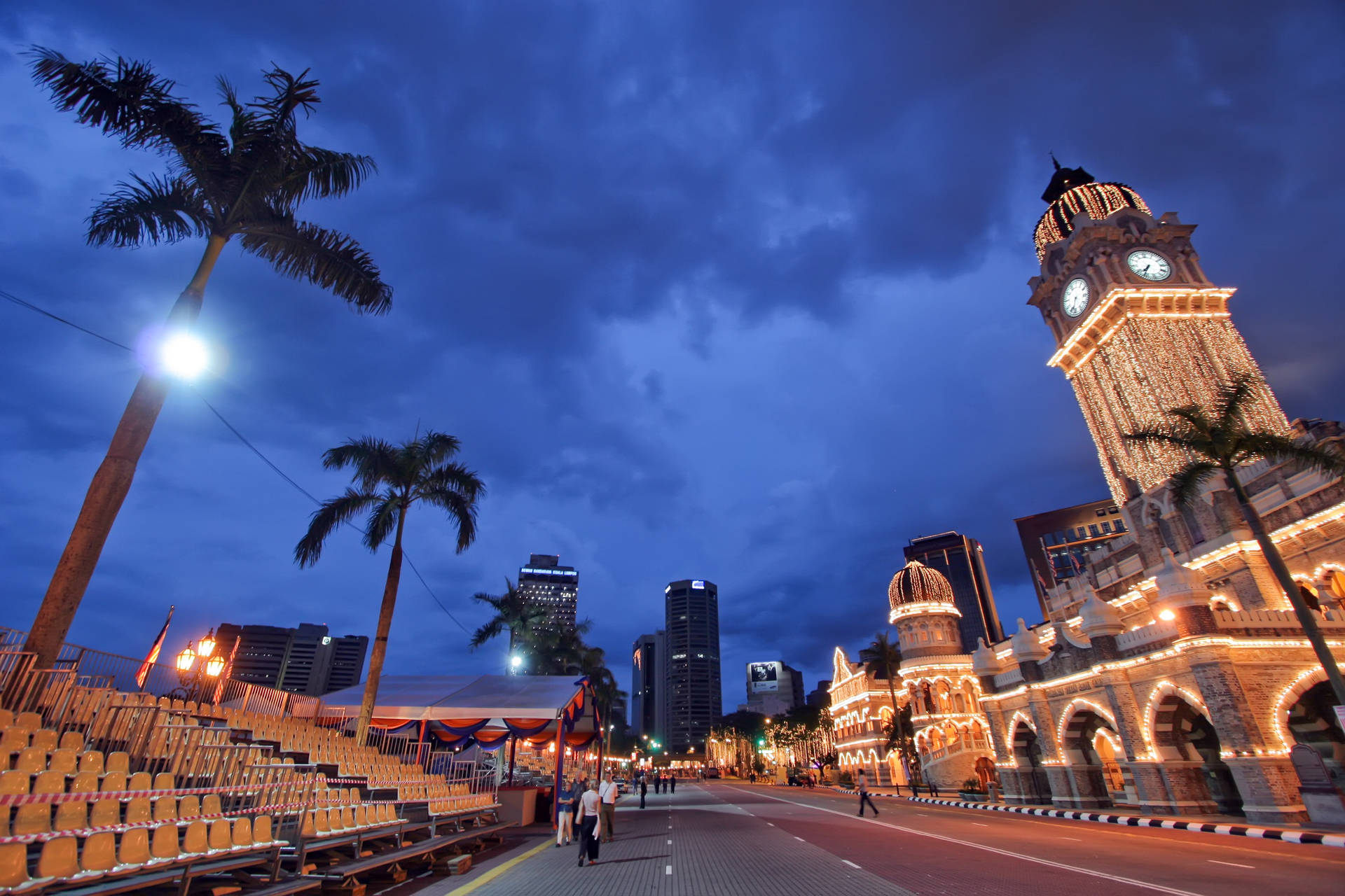 Kuala Lumpur Merdeka Square At Night