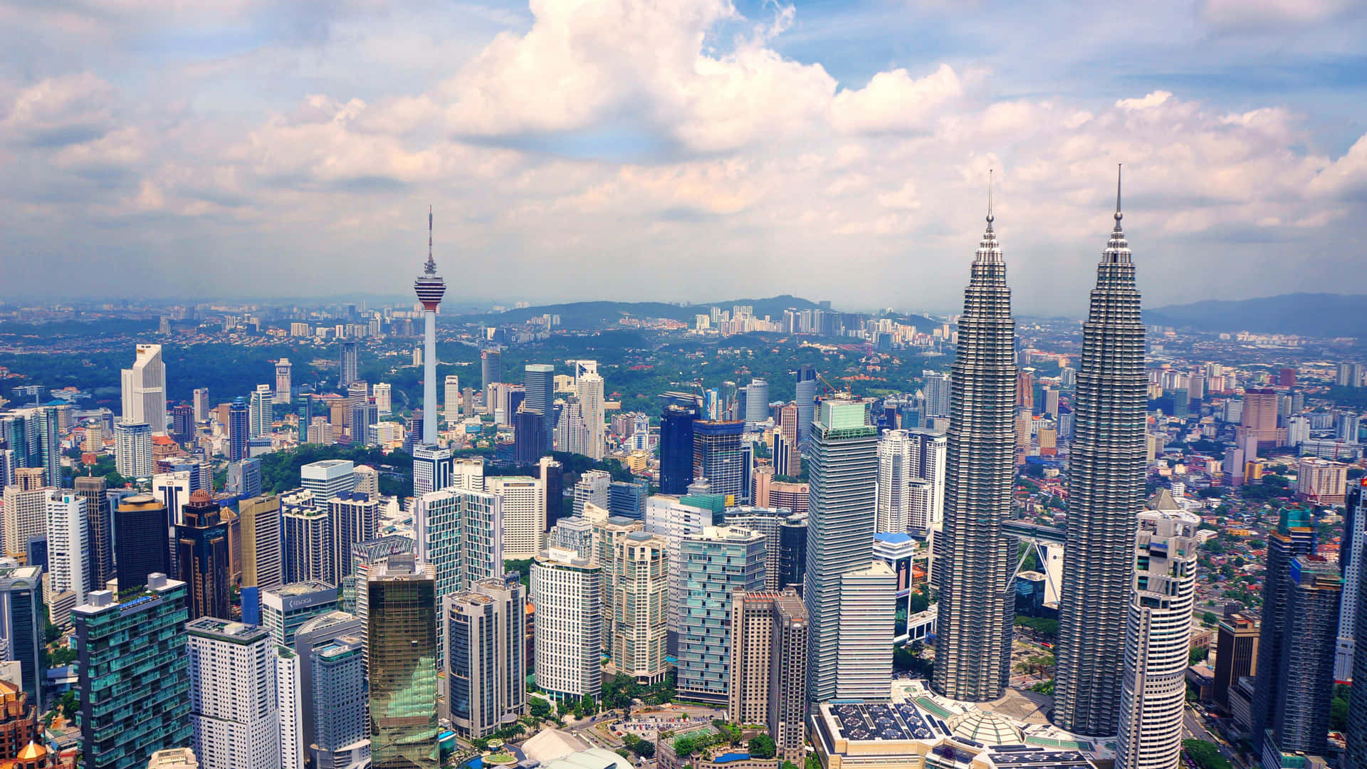 Kuala Lumpur Skyline4 K Aesthetic Wallpaper