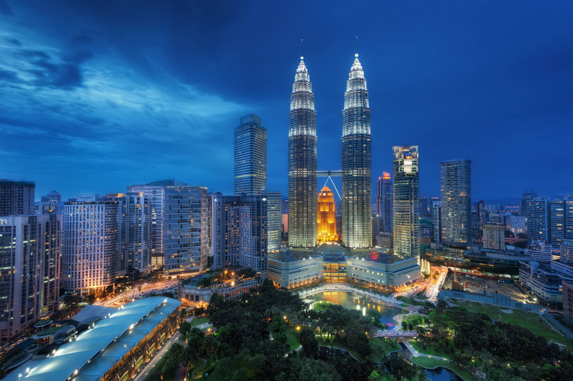 Kuala Lumpur With Blue Sky