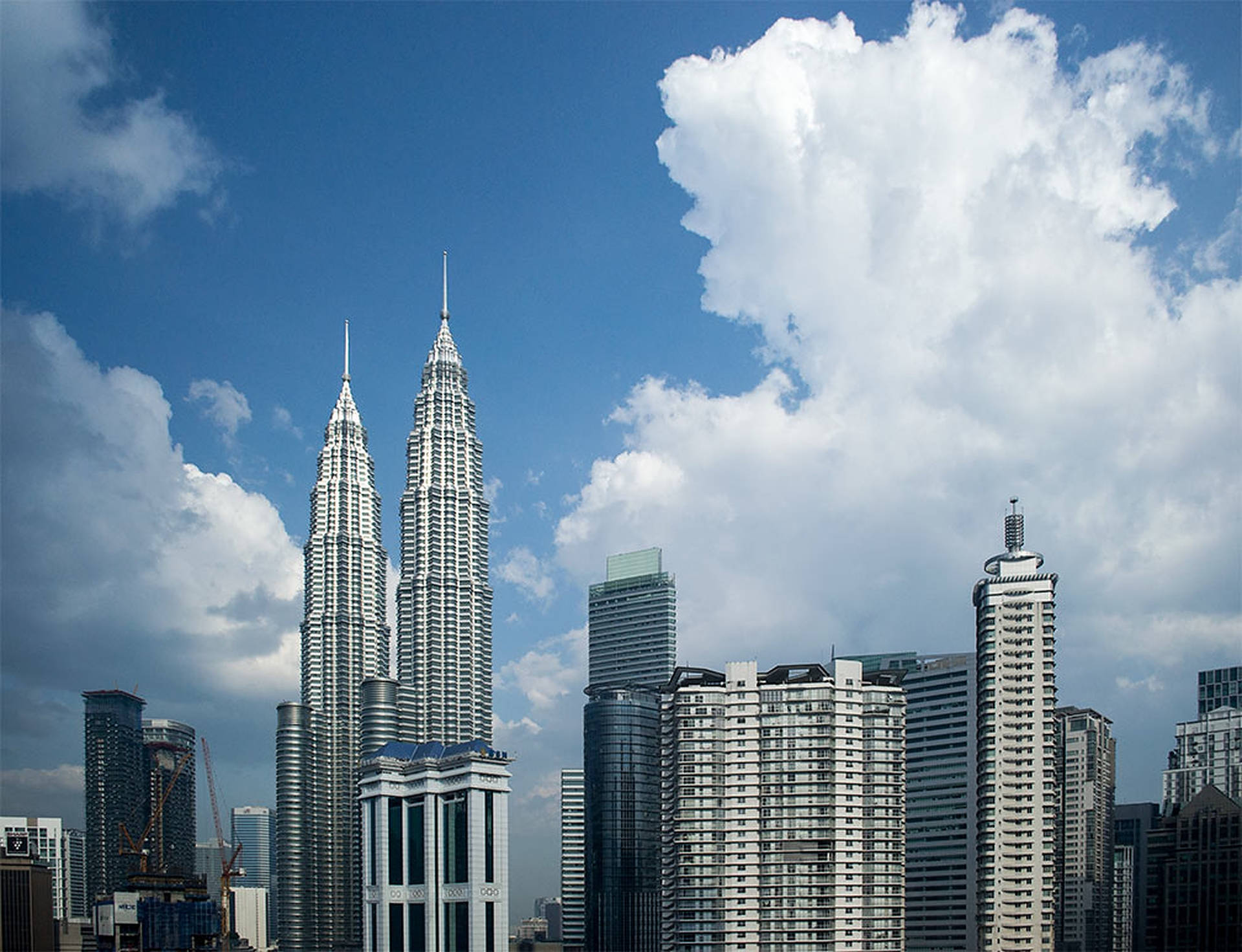Kuala Lumpur With Cloudy Sky