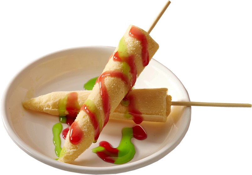 Kulfi Dessertwith Syrup Drizzle PNG