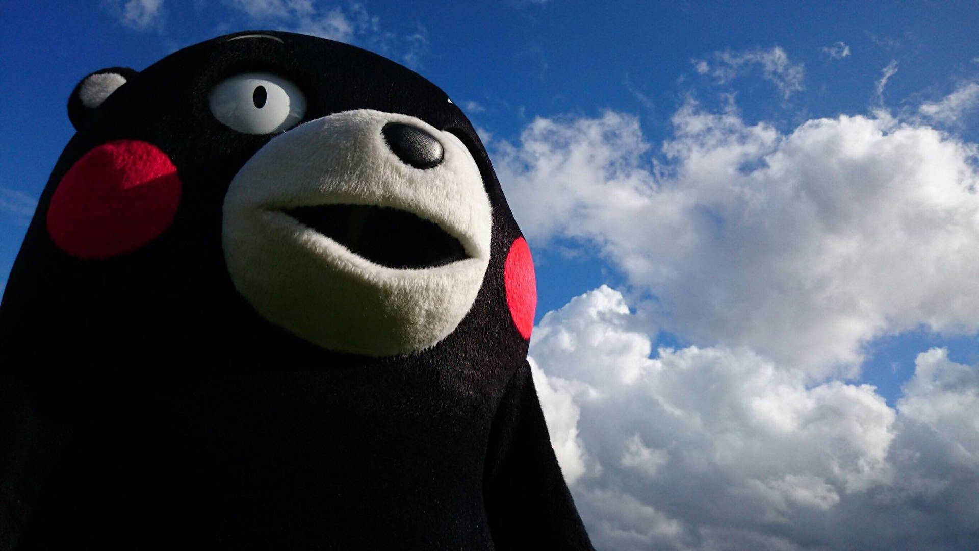 Kumamon Mascot Under The Sky