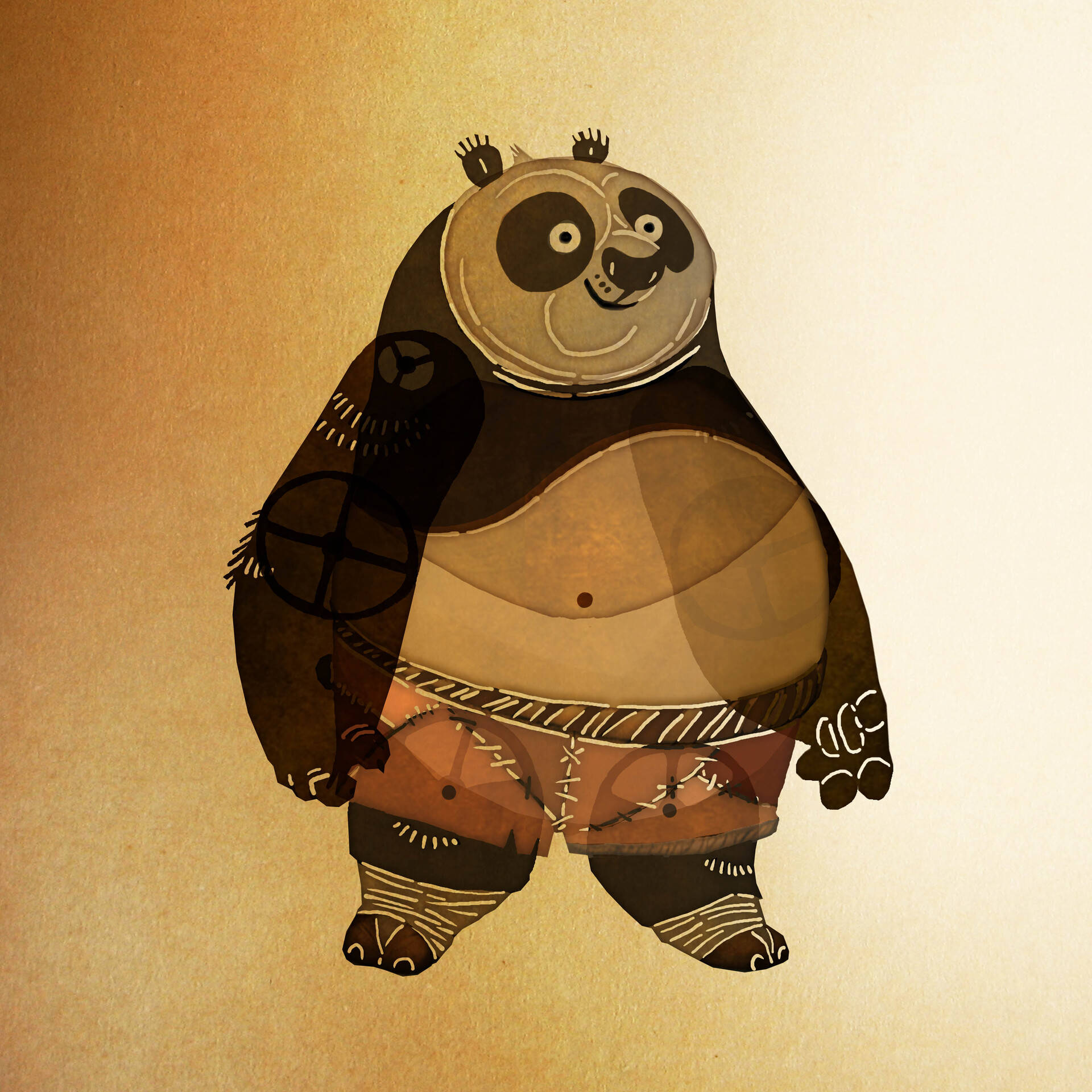 Kung Fu Panda 2 Drawing Background