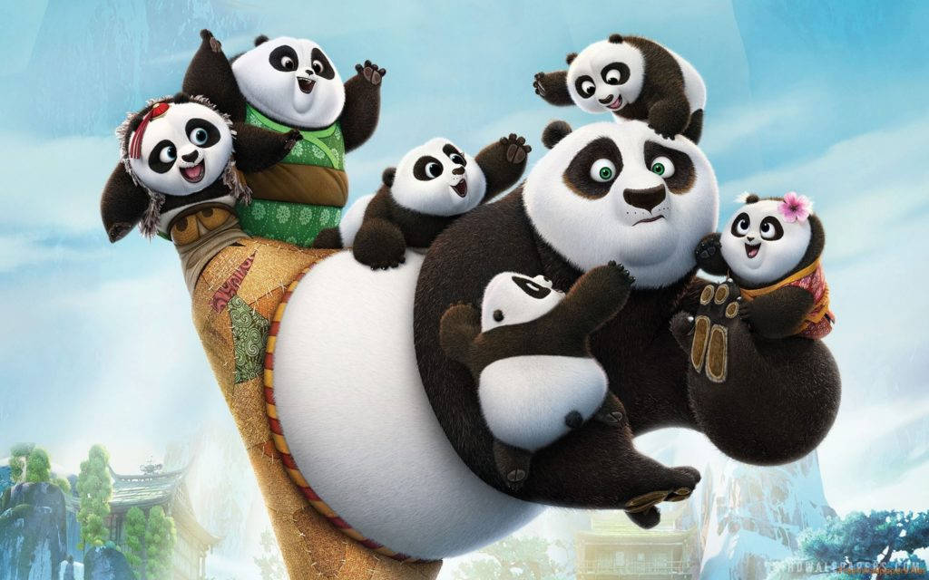 Kung Fu Panda Balancing Children Wallpaper