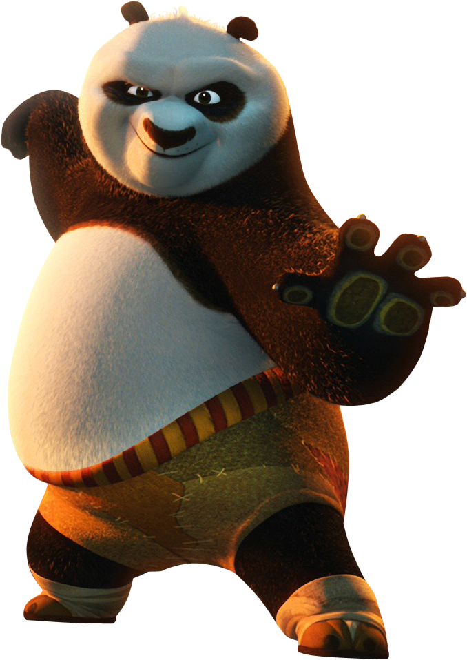 Kung Fu Panda Po Stance PNG