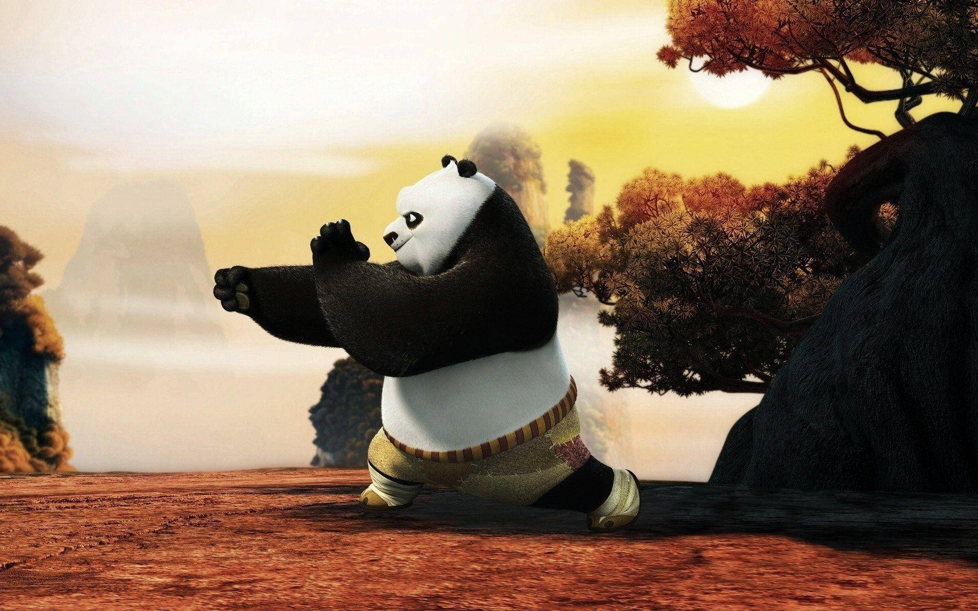 Kung Fu Panda Training Wallpaper