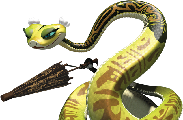 Kung Fu Panda Viper Character PNG