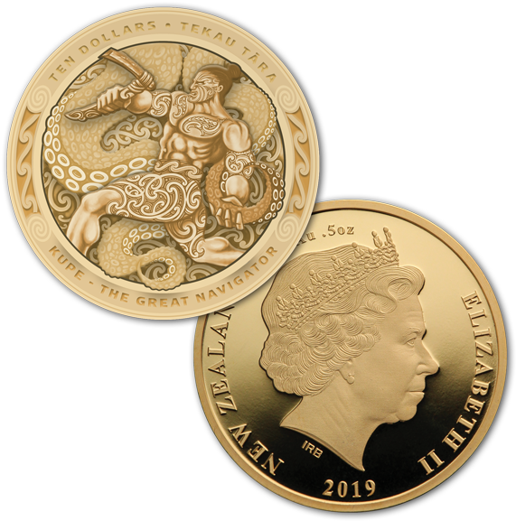 Kupe The Great Navigator Commemorative Coins PNG