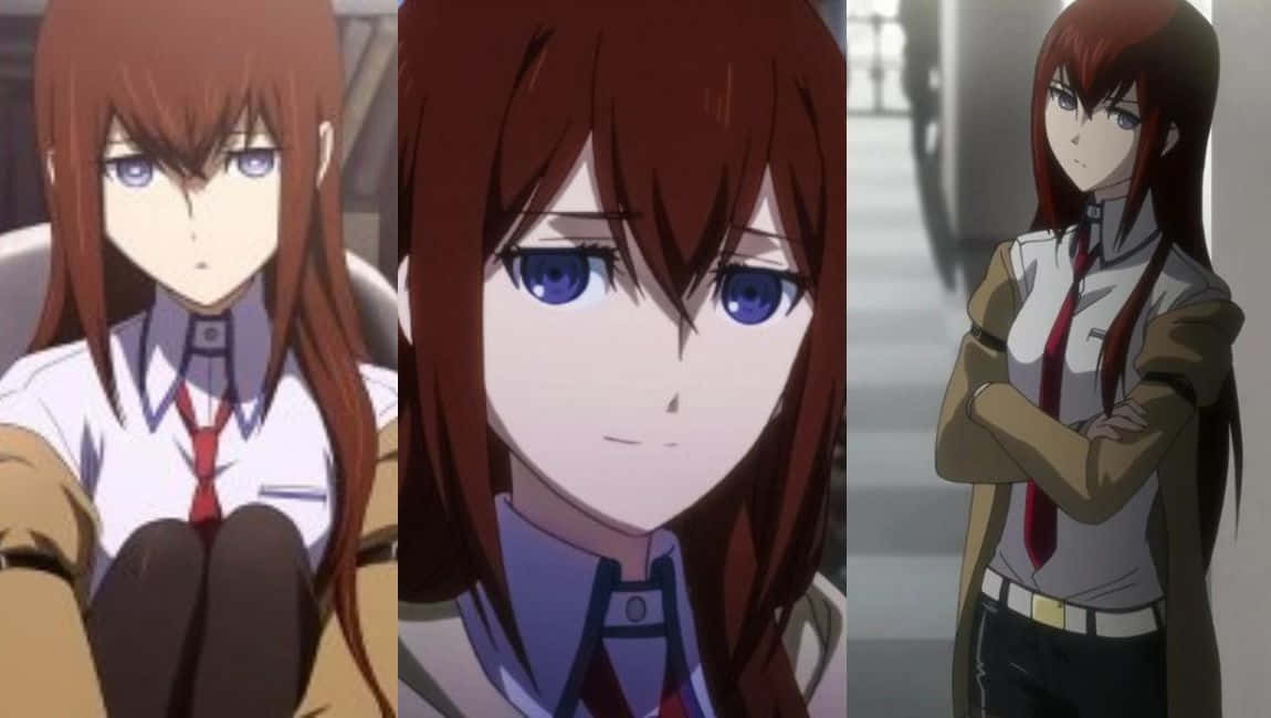 Kurisumakise De Steins;gate En Una Pose Pensativa Fondo de pantalla