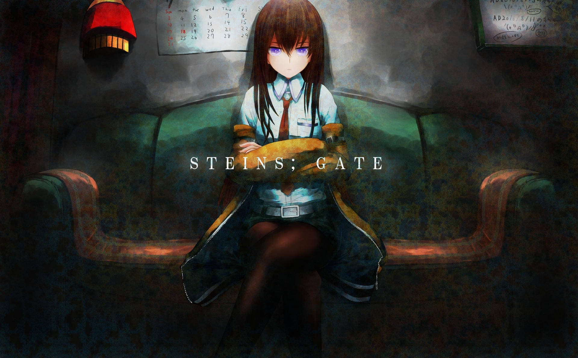 "Time travel is possible in Steins Gate!" Wallpaper