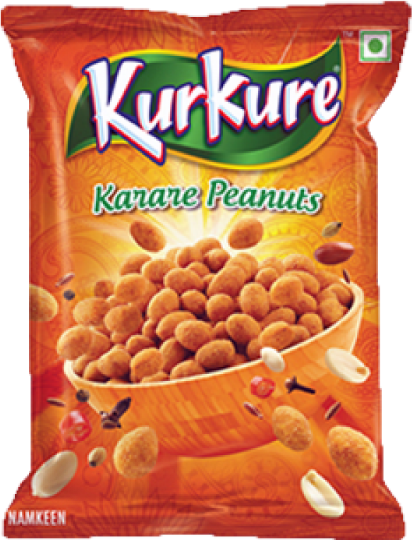 Kurkure Karare Peanuts Package Design PNG