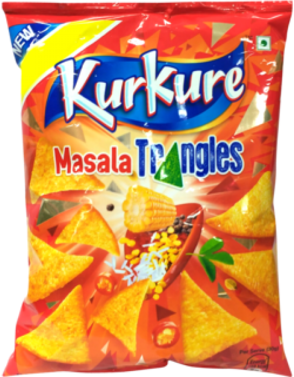 Kurkure Masala Triangles Packet PNG