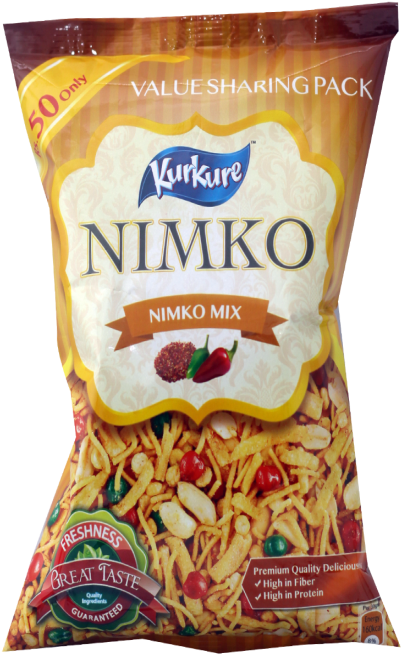 Kurkure Nimko Mix Package PNG