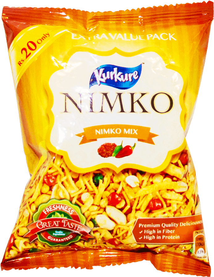 Kurkure Nimko Mix Packet PNG