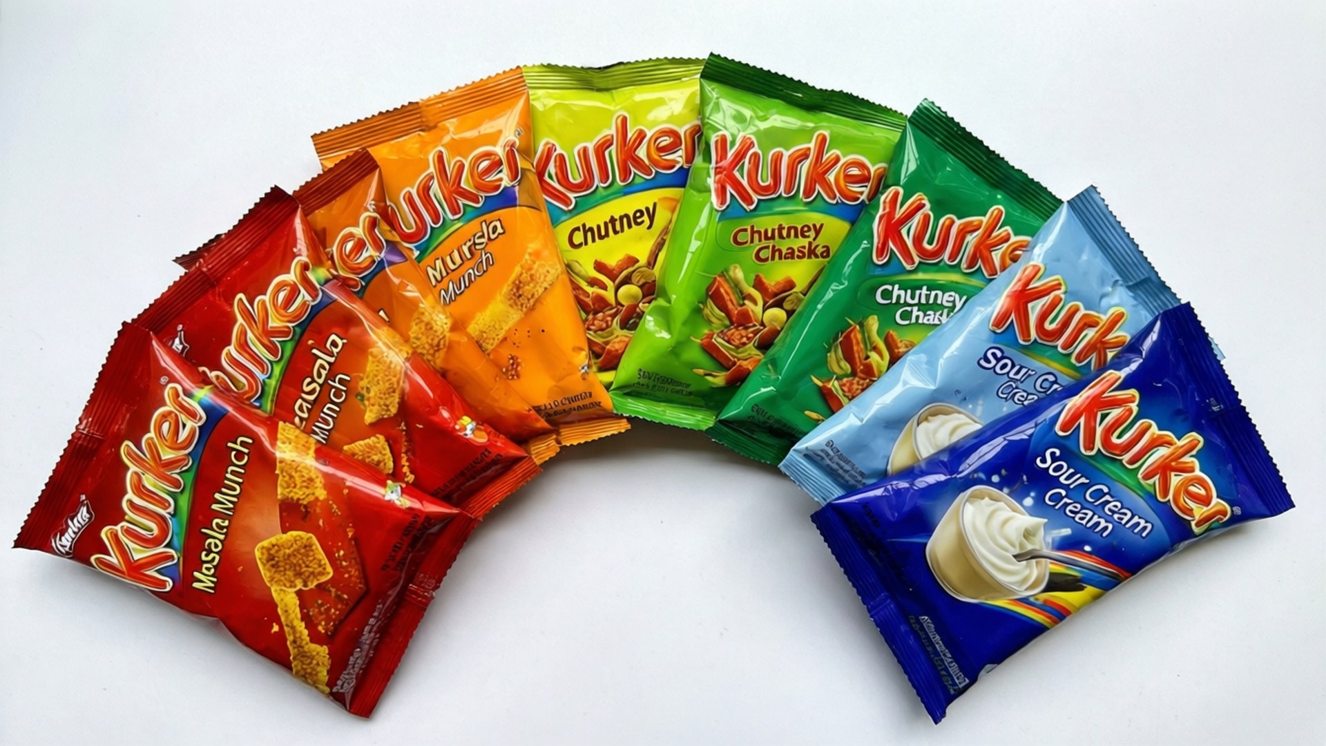 Kurkure Regenboog Achtergronden