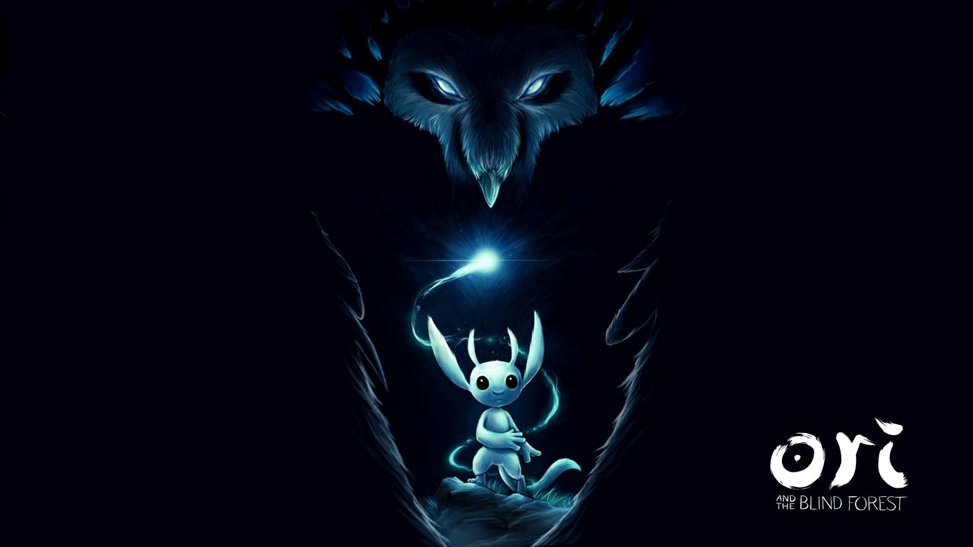 Kuro And Ori In The Blind Forest Wallpaper
