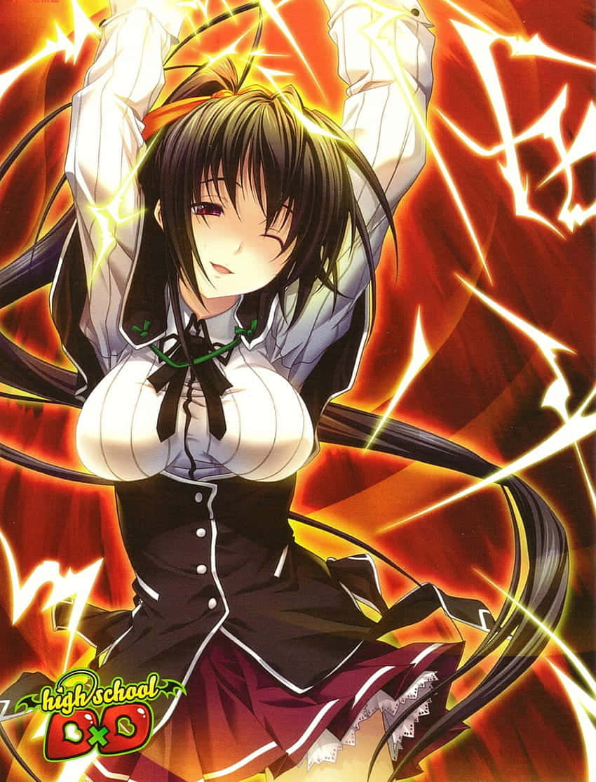 Kuroka Toujou High School Dxd Hahmo Taide Taustakuva