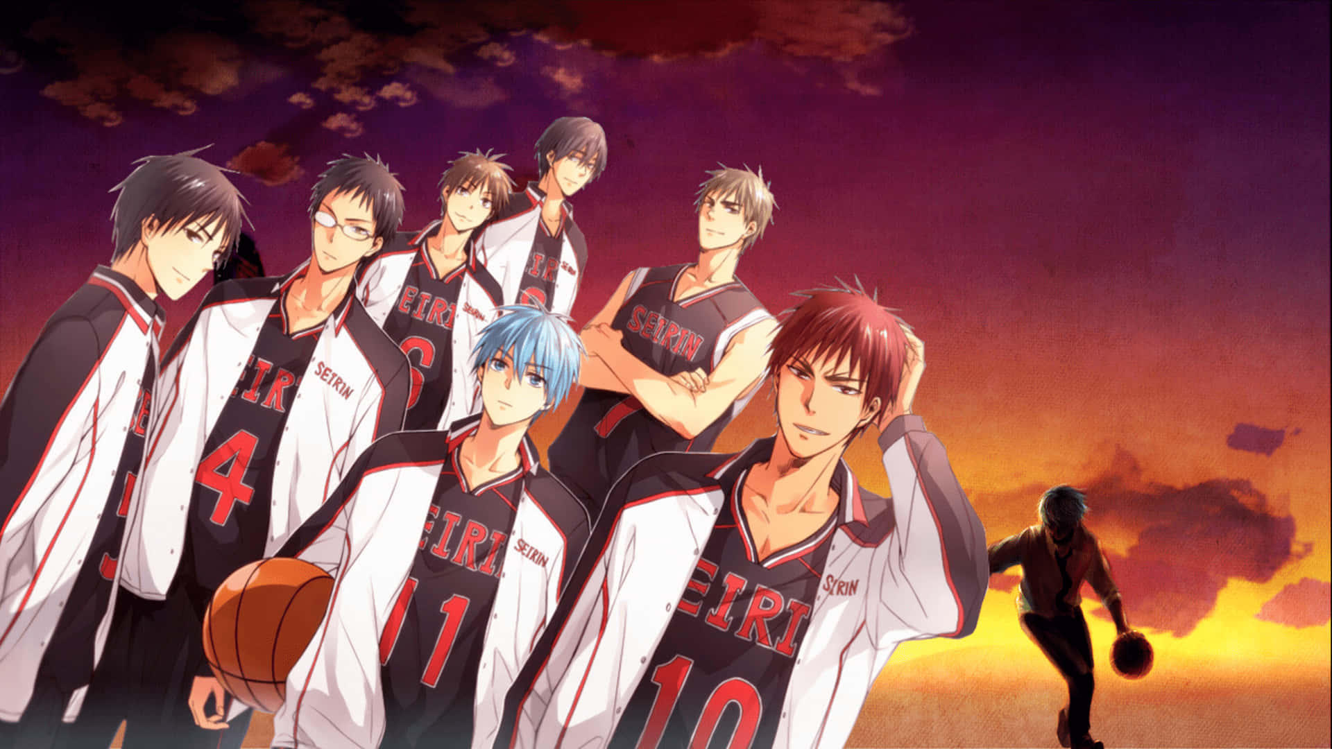 "Kuroko No Basket game's players prepare for their next match."