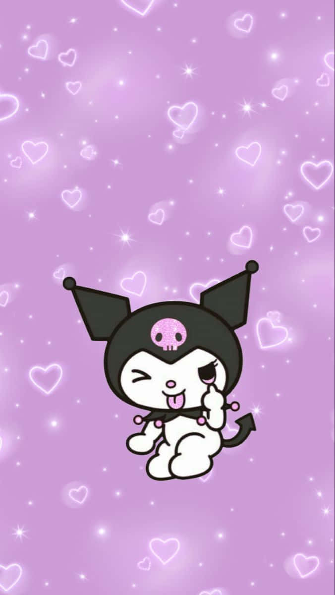 Celebrate your unique style with Kuromi Aesthetic! Wallpaper