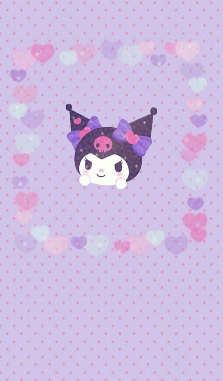 Enjoy a joyful aesthetic with Kuromi" Wallpaper