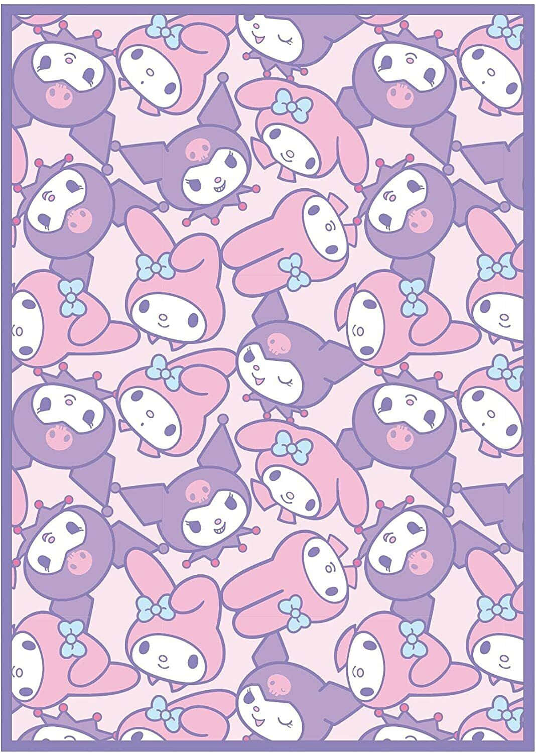 Kuromiy My Melody Compartiendo Un Dulce Momento Juntas. Fondo de pantalla