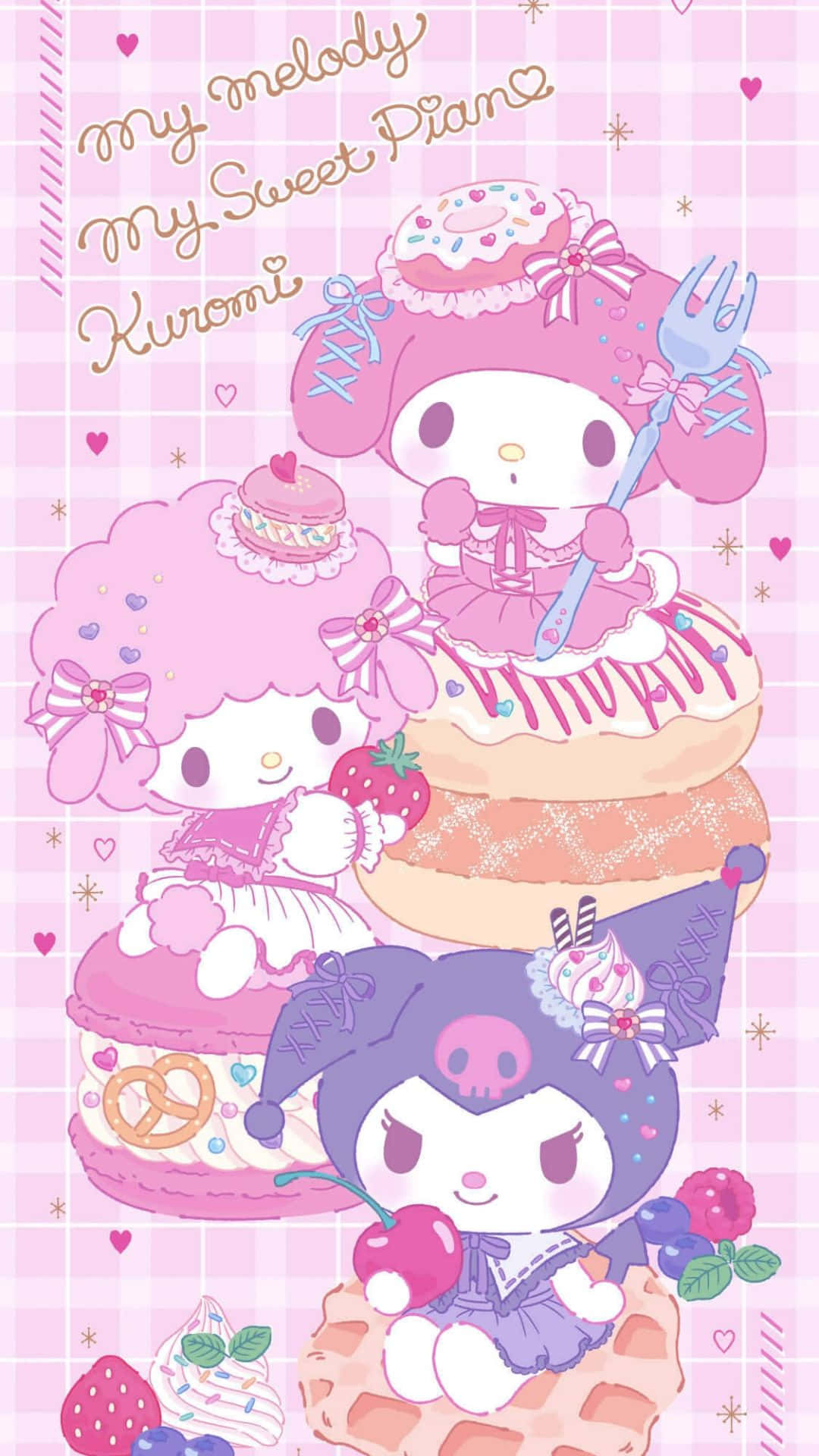 100+] Kuromi And My Melody Wallpapers