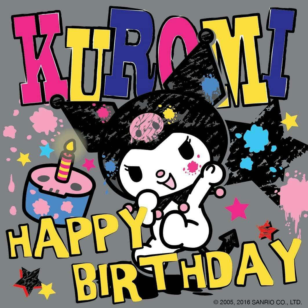 Celebrandoel Cumpleaños De Kuromi Con Un Fondo De Pantalla Especial. Fondo de pantalla