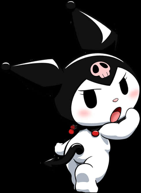 Kuromi Cartoon Character PNG