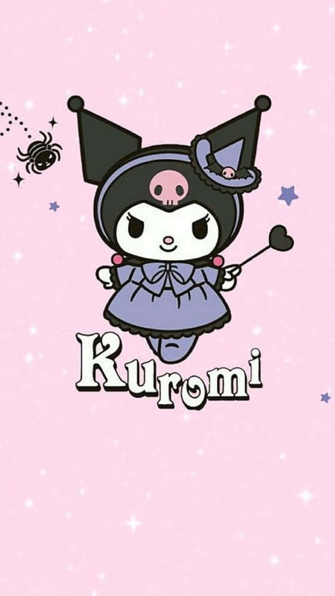 Spooky Kuromi Halloween Viering Achtergrond