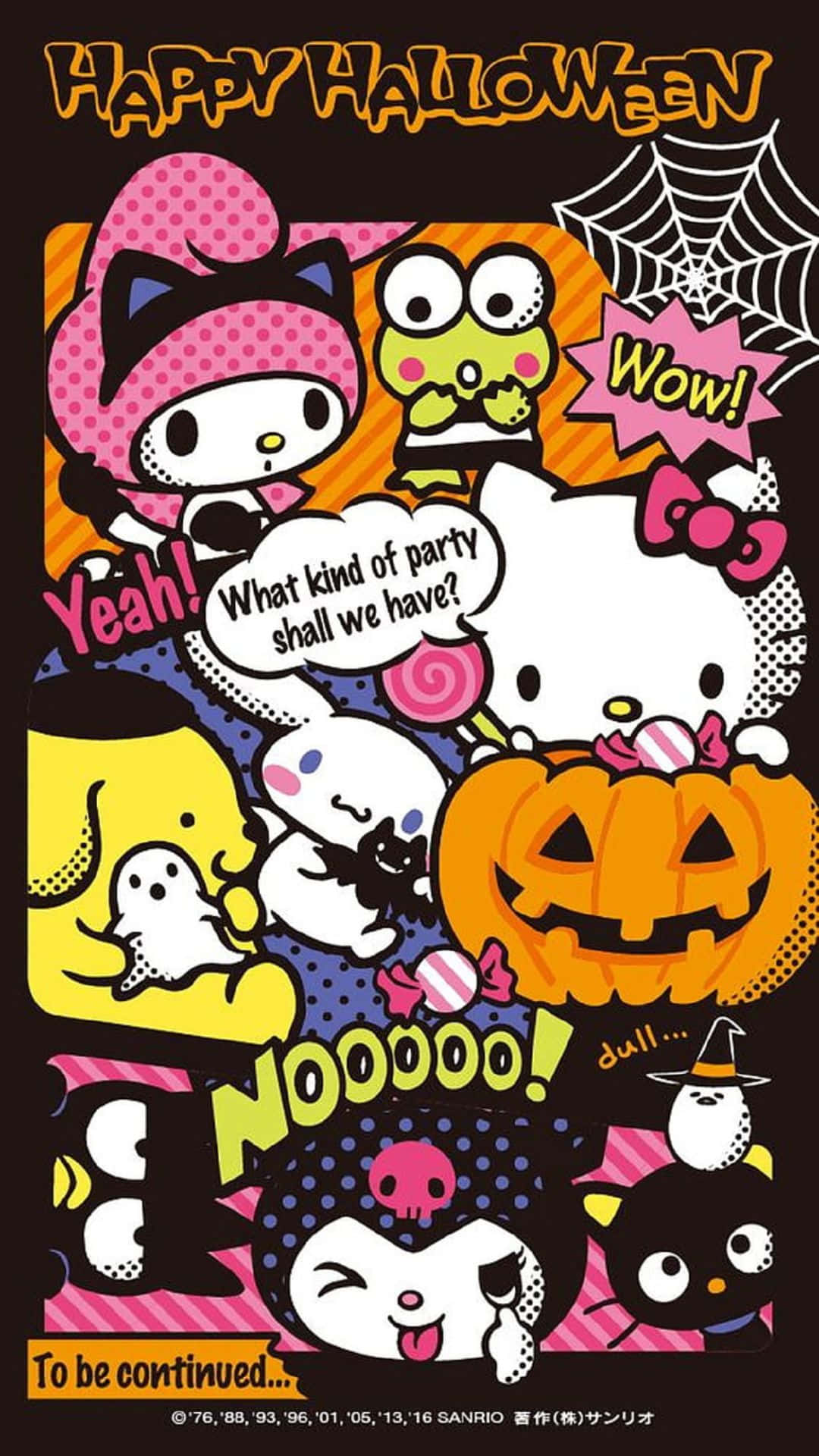 Kuromi Halloween Spooktacular Wallpaper