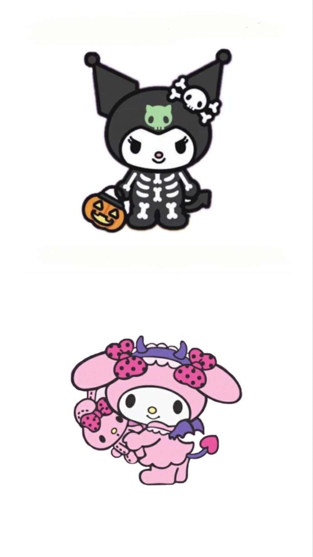Kuromi Spooky Halloween Wallpaper Wallpaper
