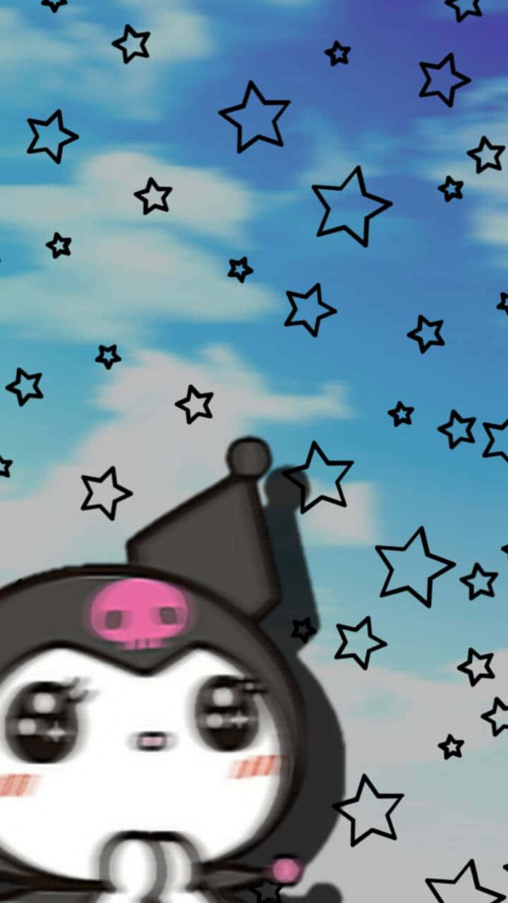 Kuromi Iphone Stars Sky Wallpaper