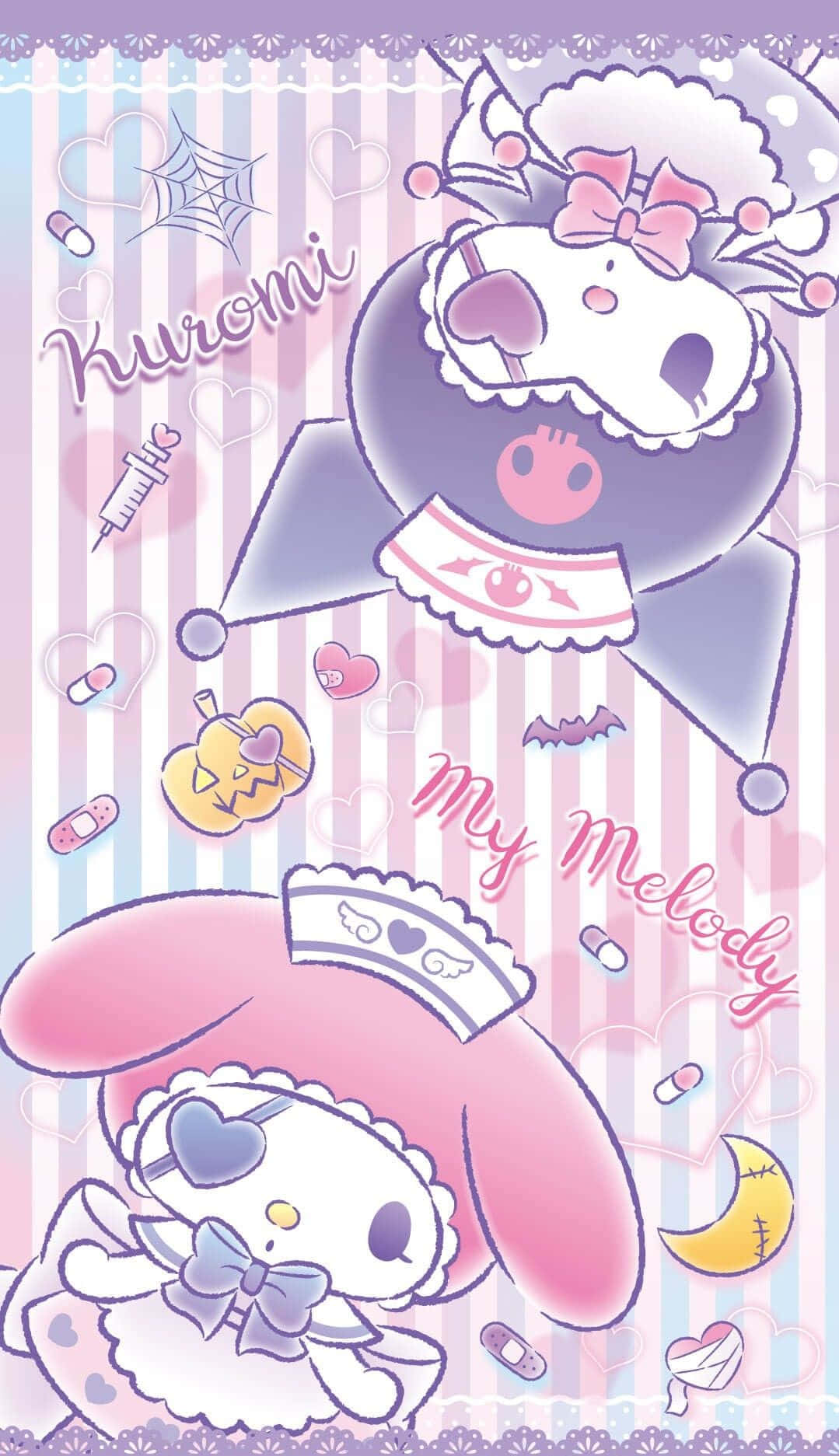 Let your phone look as cute as you with this Kuromi iPhone wallpaper Wallpaper