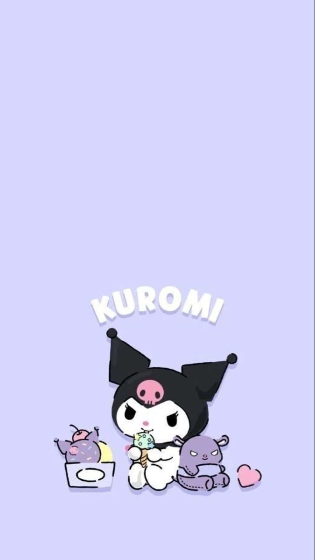 Kuromi Kawaii's Wereld Van Schattigheid Achtergrond