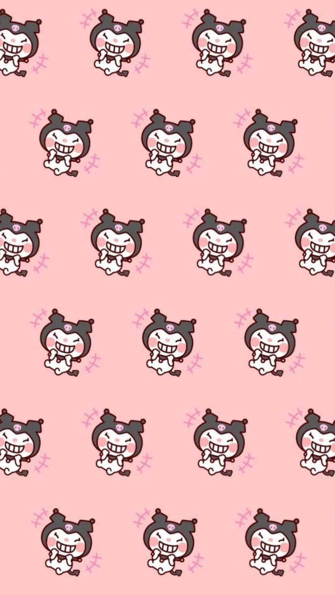 Kuromi Pattern Wallpaper Wallpaper