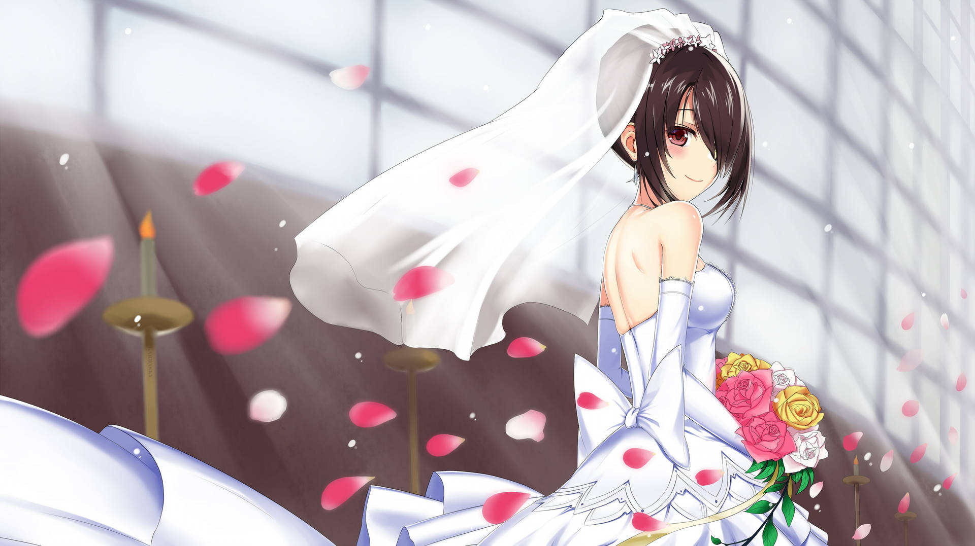 Kurumi Tokisaki Wedding Dress Wallpaper