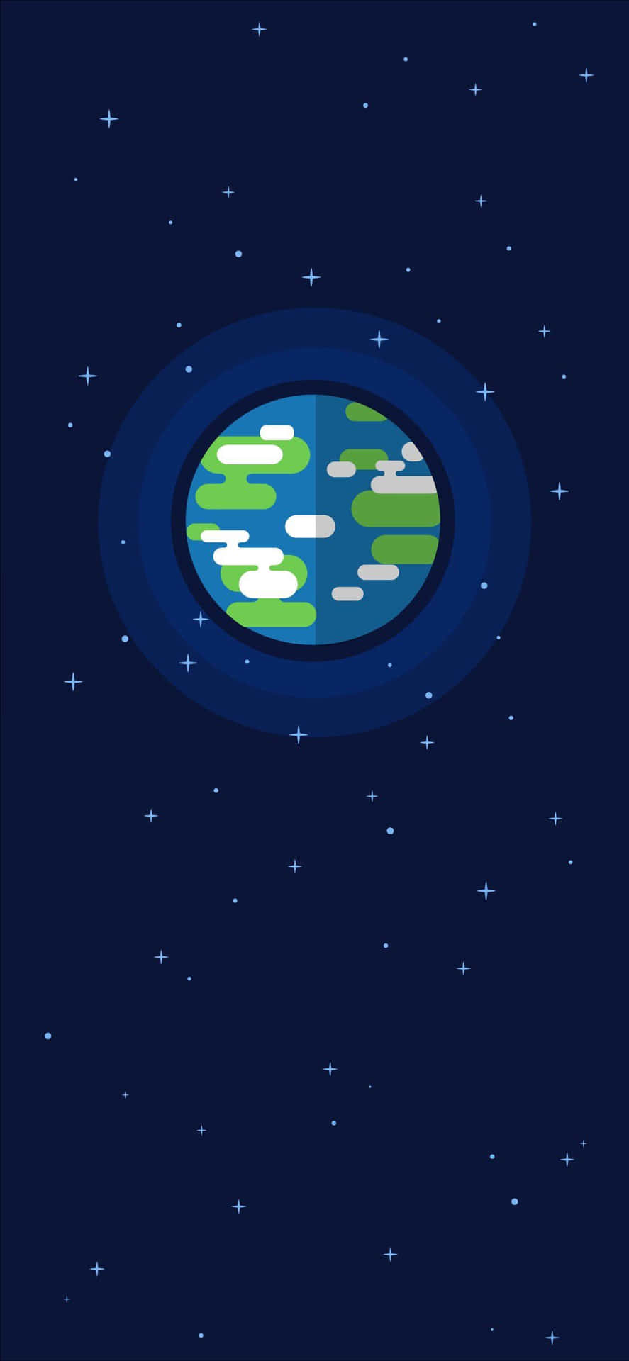 Kurzgesagt Planet Earth Wallpaper