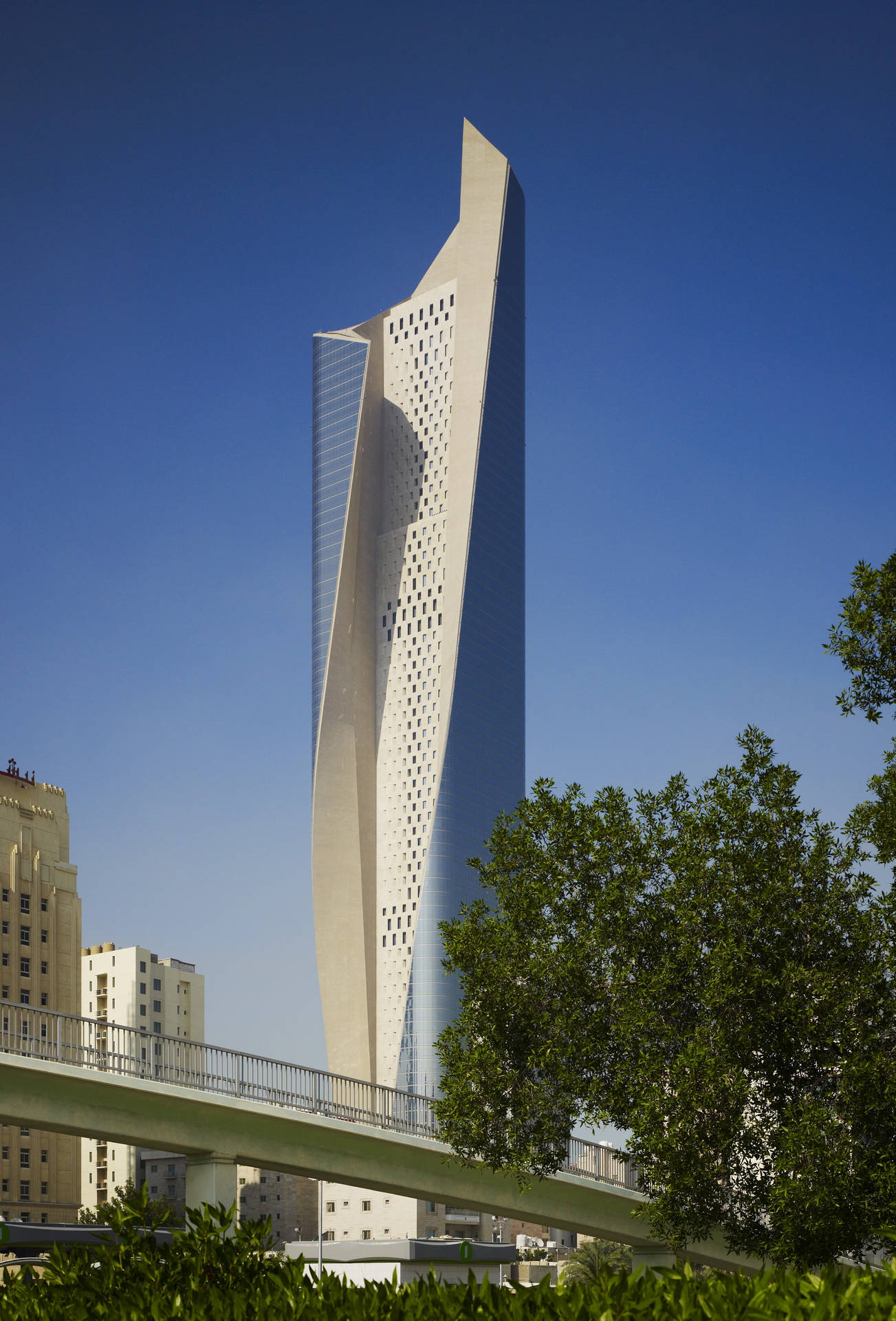 Kuwait Al Hamra Tower Background