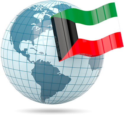 Kuwait Flag Global Presence PNG