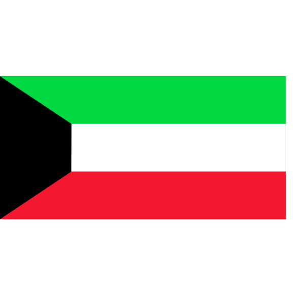 Kuwait National Flag PNG