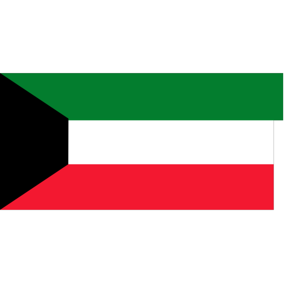 Kuwait National Flag PNG