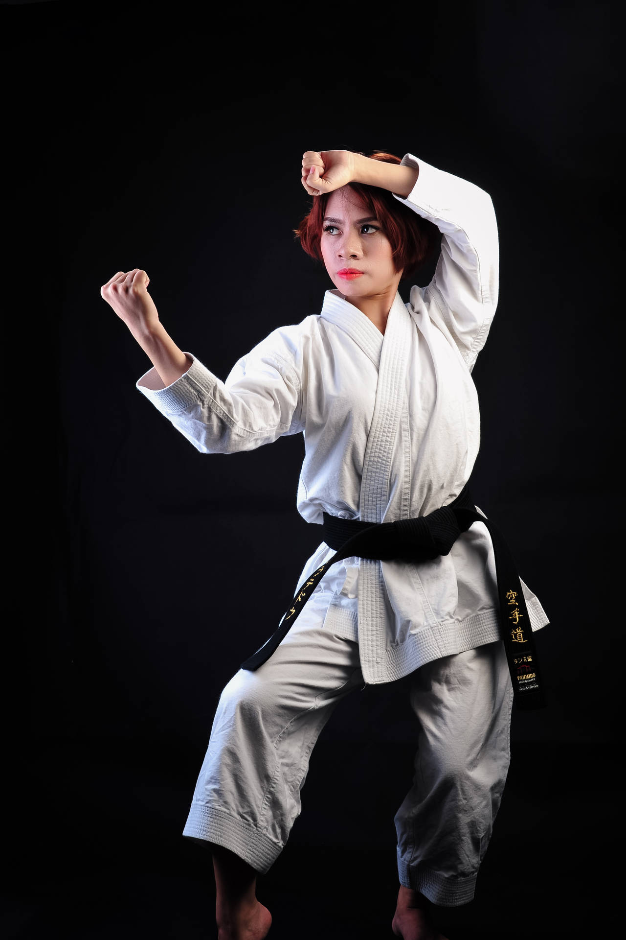 Kvindelig Judo Performer Wallpaper