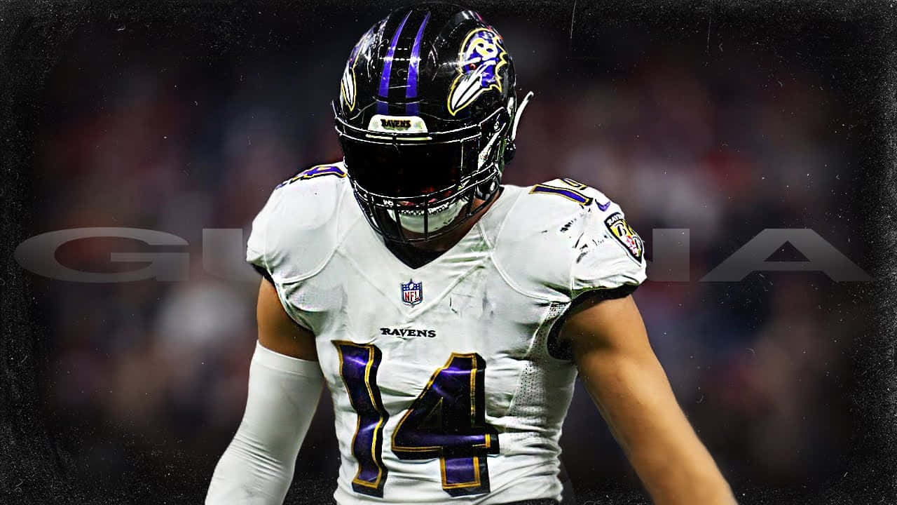 Kyle Hamilton Ravens Game Focus Wallpaper